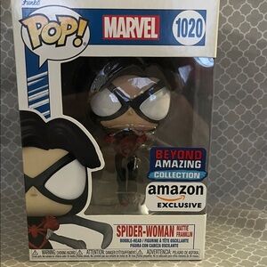 Funko Pop Marvel Spider-Woman Figure - Red and Black